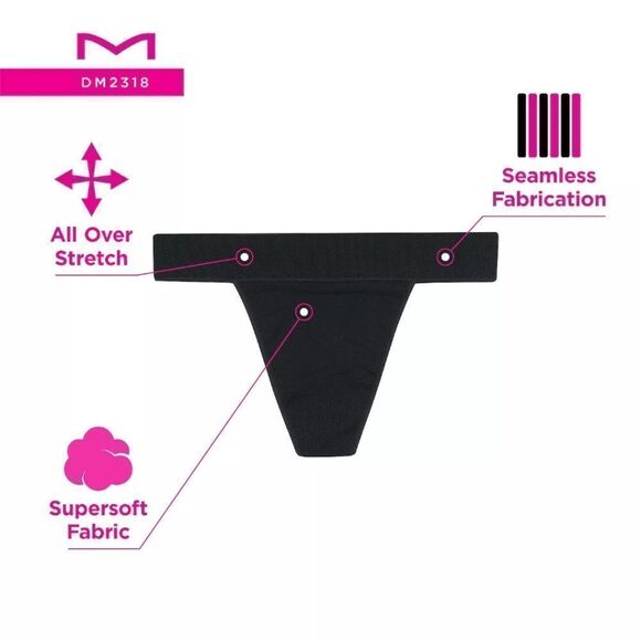 NWT Maidenform 2XL High Leg Thong Underwear DM2318 - Picture 5 of 6